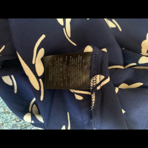 Maeve (Anthropologie) sz 2 Blue and White Dress - Picture 5 of 8